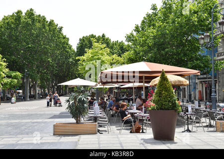 La France, l'hérault, Béziers, chemin Paul Riquet Banque D'Images