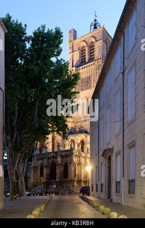 La France, l'hérault, Béziers, la cathédrale Saint nazaire Banque D'Images
