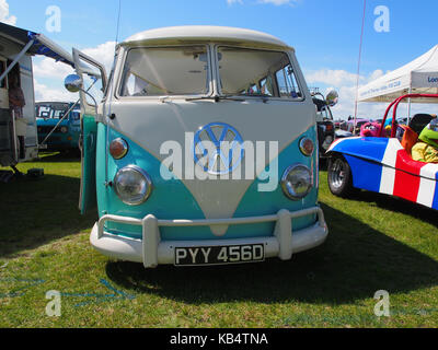 Un beachbuggin à vw campervan campervan rencontrez, Southsea, Portsmouth Banque D'Images