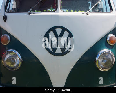 Un beachbuggin à vw campervan campervan rencontrez, Southsea, Portsmouth Banque D'Images