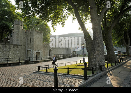 United kingdown, Londres, la ville, la Tour de Londres, la Tour de Londres, inscrite au patrimoine mondial de l'UNESCO Banque D'Images