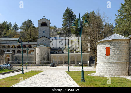 Le Monténégro, montagnes du nord, la ville de Cetinje, monastère de Cetinje Banque D'Images