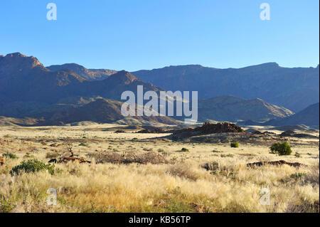 La Namibie, erongo, damaraland, et la vallée de la rivière ugab brandberg Banque D'Images