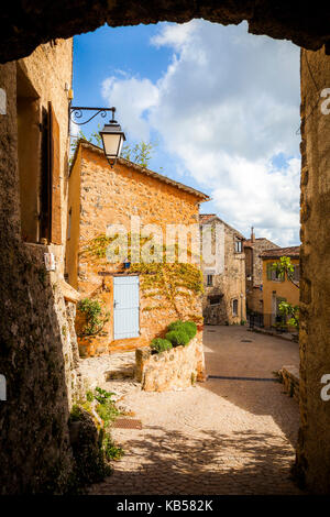 Village de Tourtour, Provence, France, Europe Banque D'Images