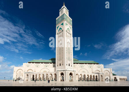 Mosquée Hassan II mosquée Hassan II (grande), Casablanca, Maroc, Afrique du Nord, Afrique Banque D'Images