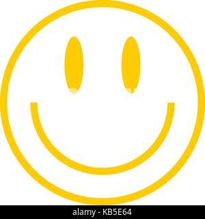 L'utiliser dans tous vos projets. smiley happy smiling face émoticone en télévision. style recolorable facile et rapide vector illustration graphic Illustration de Vecteur