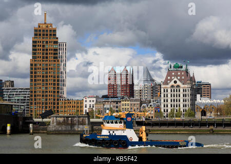 Old Port District, Rotterdam, Hollande-Méridionale, Pays-Bas, Europe Banque D'Images