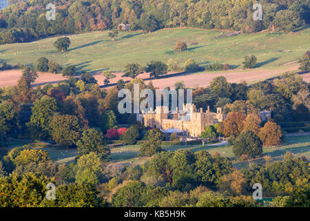 Château de sudeley en automne, winchcombe, Cotswolds, Gloucestershire, Angleterre, Royaume-Uni, Europe Banque D'Images