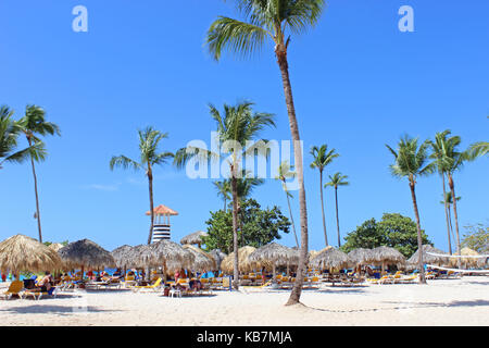 Plage de Bayahibe Banque D'Images