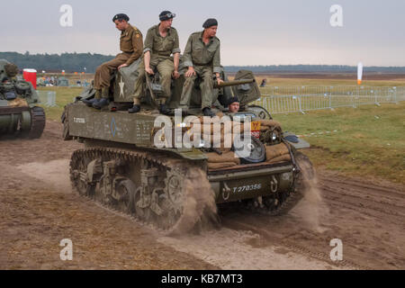 Market Garden Memorial. Stuart tank Banque D'Images