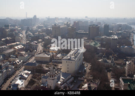 Moscou le matin. athos Travel fait l'enceinte du monastère Saint panteleimon et goncharnaya street. Banque D'Images