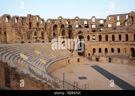 Amphithéâtre d'El Jem, Tunisie Banque D'Images