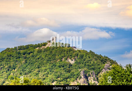 Burgruine Drachenfels Siebengebirge Königswinter en Allemagne Banque D'Images