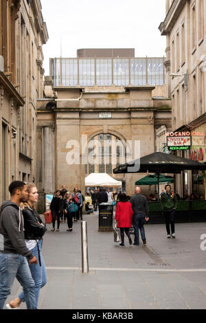 Rogano Oyster Bar et Bar à cocktails, Exchange Place, Glasgow, Ecosse, sur une soirée animée Banque D'Images
