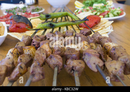 Foie Sish Kebab Banque D'Images