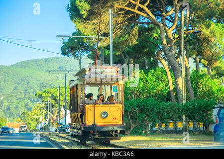 Tramway historique de Sintra Banque D'Images