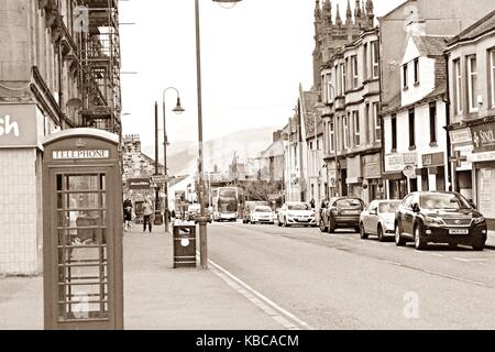 Wiliam docherty je marchais autour de twechar. ce qui est un petit village de mineurs dans la région de East Dunbartonshire en Écosse. Banque D'Images