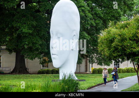 Richmond Virginia, Virginia Museum of Fine Arts, VMFA, Robins Sculpture Garden, Jaume Plensa, sculpture à grande échelle, extérieur, visite touristique Banque D'Images