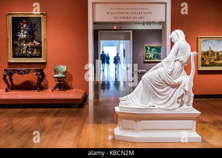 Richmond Virginia,Virginia Museum of Fine Arts,VMFA,Cleopatra,marbre,sculpture,William Wetmore Story,The abondance of nature,peinture,Severin Roesen,g Banque D'Images