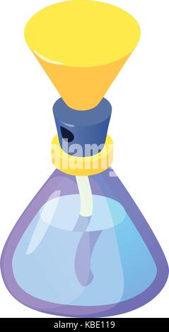 Parfum flacon moderne, l'icône de style 3D isométrique Illustration de Vecteur