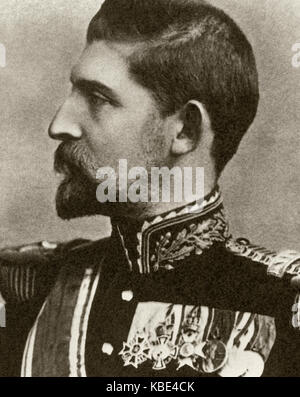 Ferdinand I (1865-1927), surnommé 'l'unificateur'. roi de Roumanie à partir de 1914-1927. portrait. la photographie. Banque D'Images