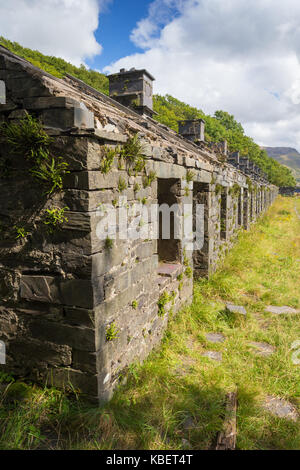 Caserne d'Anglesey, Dinorwic ardoise, au nord du Pays de Galles UK Banque D'Images