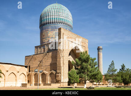 Mosquée de Bibi khanym, à Samarkand, Ouzbékistan Banque D'Images