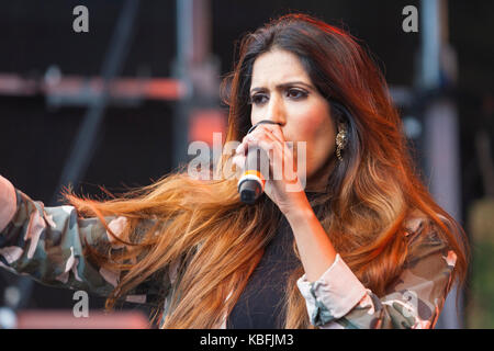 Croydon, London, UK. 30 septembre, 2017. tasha tah fonctionne à Croydon, festival international de mela wandle park Croydon, Royaume-Uni. 30 septembre, 2017. tasha tah. crédit : Steve parkins/Alamy live news Banque D'Images