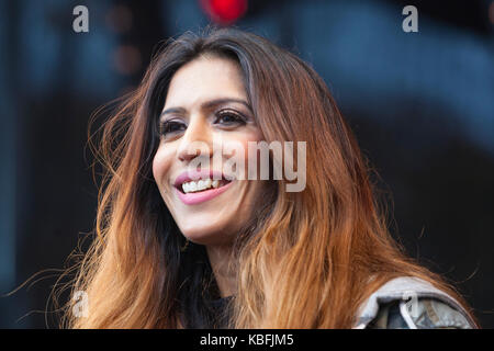 Croydon, London, UK. 30 septembre, 2017. tasha tah fonctionne à Croydon, festival international de mela wandle park Croydon, Royaume-Uni. 30 septembre, 2017. tasha tah. crédit : Steve parkins/Alamy live news Banque D'Images