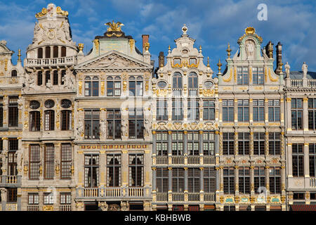 Guilde de la grand place, Bruxelles, Belgique. Banque D'Images