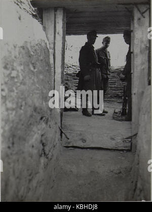 9cm mittlerer Minenwerfer in einer Stellung des Landwehrinfanterieregimentes BildID 1 (15457200) Banque D'Images