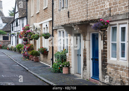 Maisons de caractère à Melksham, Wiltshire Banque D'Images