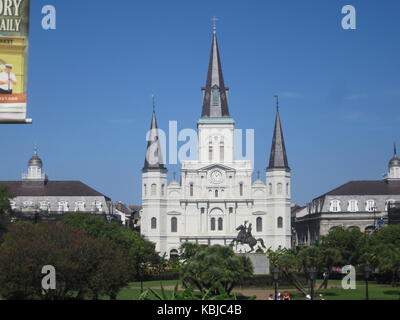 La cathédrale St louis New Orleans Banque D'Images