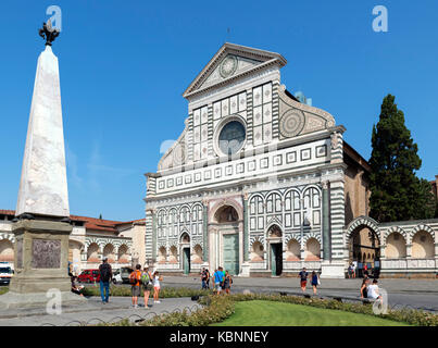 L'église de Santa Maria Novella, Florence, Italie. Banque D'Images