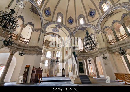 Église byzantine Sergius Bacchus, utilisée maintenant comme mosquée et connue sous le nom de mosquée Kucuk Aya Sofya ou petite mosquée Sainte-Sophie, Istanbul Turquie Banque D'Images