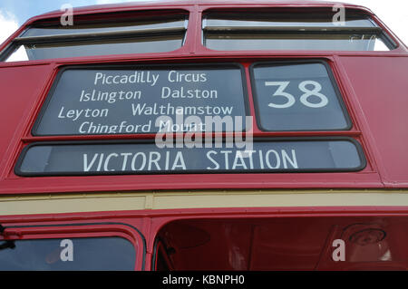 Ex RT London Transport Leyland Titan PD2 KGK 529 est considéré à l'ouest de l'Angleterre Collection Transport Journée Portes Ouvertes du 6/10/13. Banque D'Images