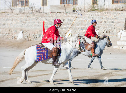 LEH, INDE - Le 22 septembre 2017 : Polo beaucoup pendant le Festival à Leh Ladakh Inde le 20 septembre 2017 Banque D'Images