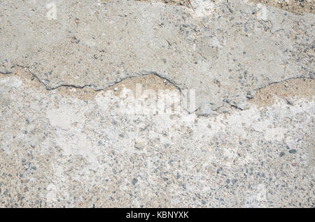 Old grey background texture béton gercées. à partir de la texture du béton de Banque D'Images