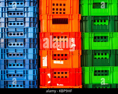 Type de boîte en plastique à la caisse d'utiliser des produits d'emballage Banque D'Images