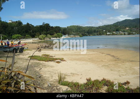 Kaiteriteri, plage, parc national Abel Tasman Nouvelle Zélande Banque D'Images