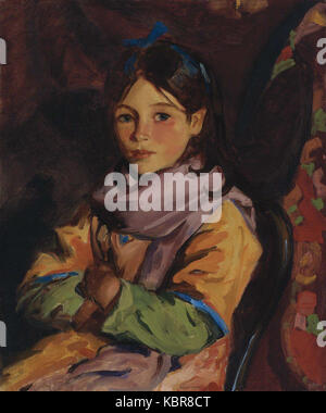 Mary Agnes par Robert Henri (1865 1929) Banque D'Images