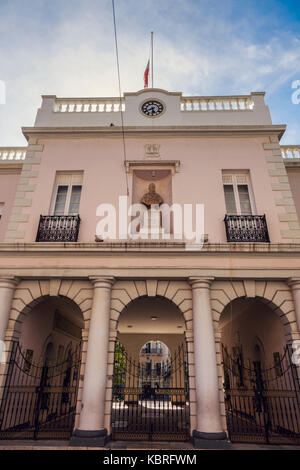 Le parlement de Gibraltar sur John Mackintosh square. Gibraltar, Gibraltar. Banque D'Images