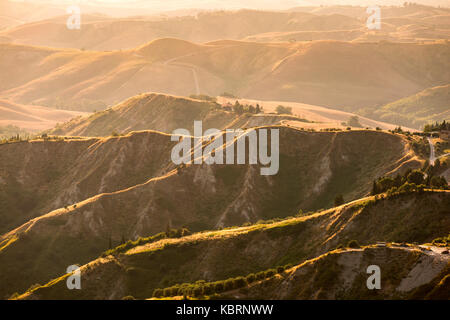 Balze di Volterra, Toscane, Italie Banque D'Images