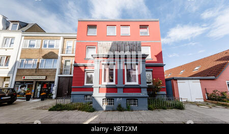 Luebeck, Allemagne. 22 sep, 2017. La maison où l'ancien chancelier allemand et prix Nobel de la paix Willy Brandt est né, à luebeck, Allemagne, 22 septembre 2017. crédit : Markus scholz/dpa/Alamy live news Banque D'Images