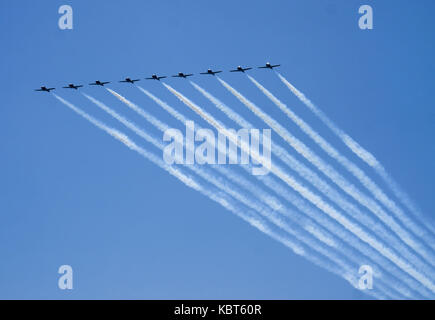 Los Angeles, Californie, États-Unis. 30 septembre 2017. Le salon de l'air Breitling Huntington Beach a eu lieu le samedi 30 septembre 2017 à Huntington Beach, en Californie. Crédit : Ringo Chiu/ZUMA Wire/Alay Live News Banque D'Images