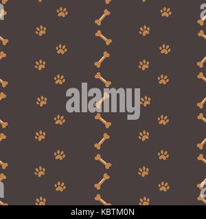 Patte de chien sans motif. vector illustration Illustration de Vecteur