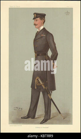 Haakon VII de Norvège, Vanity Fair, 1902 06 12 Banque D'Images