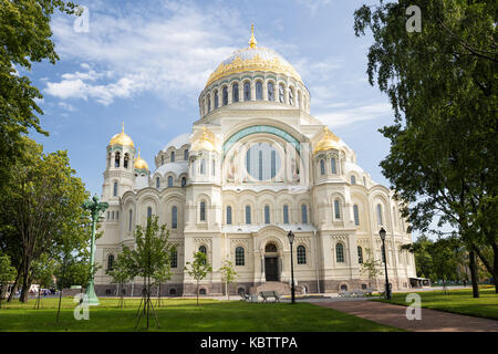 Cathédrale navale de Saint Nicolas à cronstadt, st.-Petersburg, Russie Banque D'Images