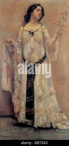 Lovis Corinth Portrait Charlotte Berend Banque D'Images