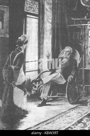 'La chasse de la Golden Meteor' par George Roux 22 Banque D'Images